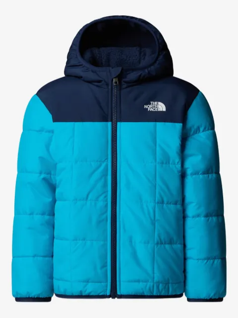The North Face Kids logo-embroidered padded jacket