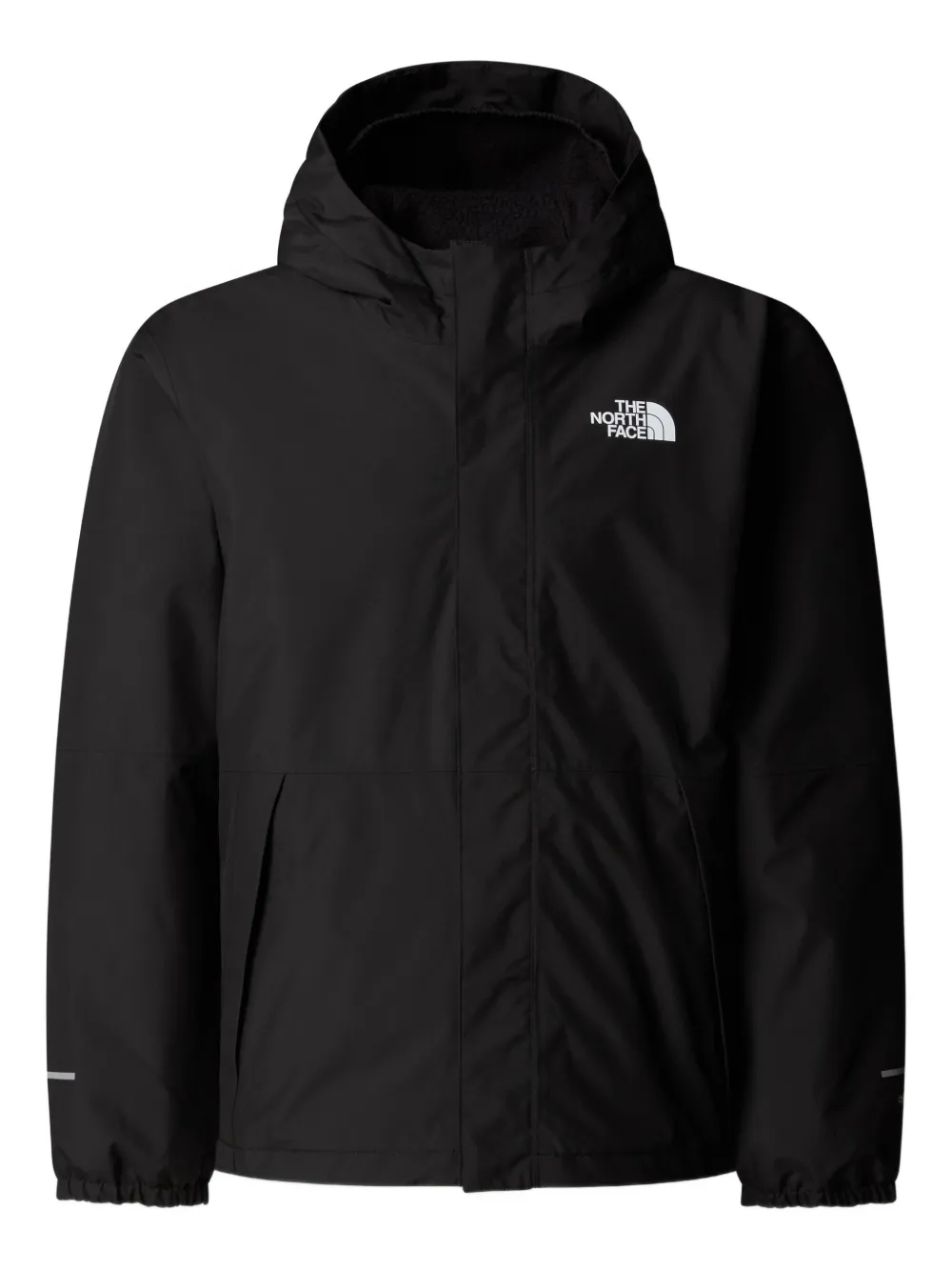 The North Face Kids hooded logo jacket - Nero