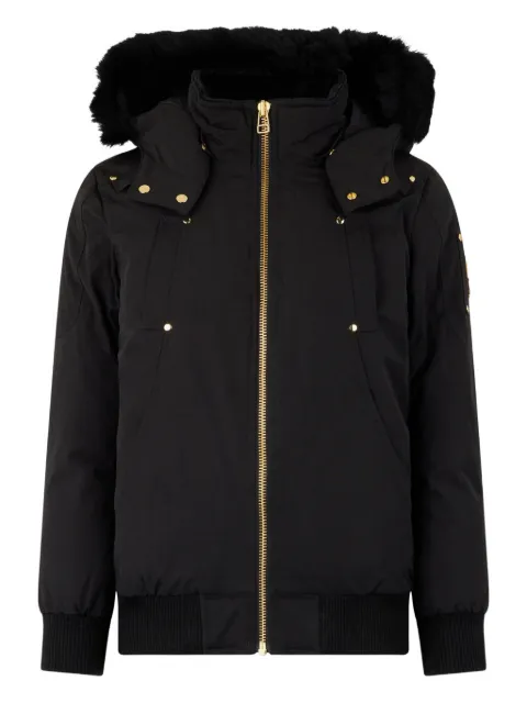 Moose Knuckles Kids chamarra con ribete texturizado