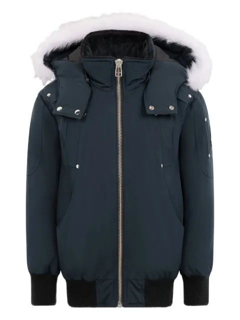 Moose Knuckles Kids chamarra con ribete texturizado