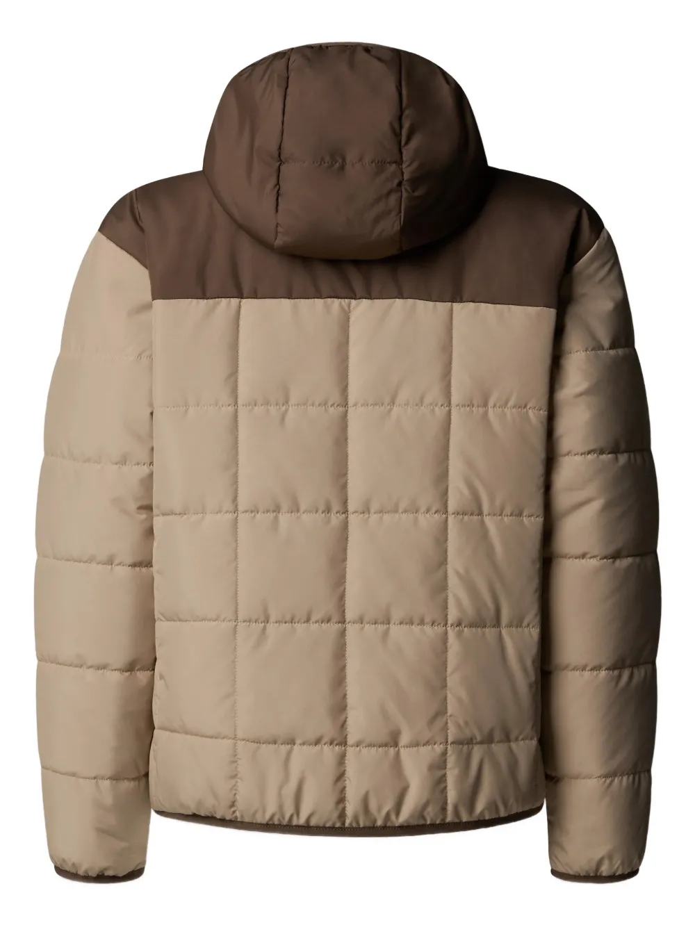 The North Face Kids Gewatteerd omkeerbaar jack met capuchon Bruin