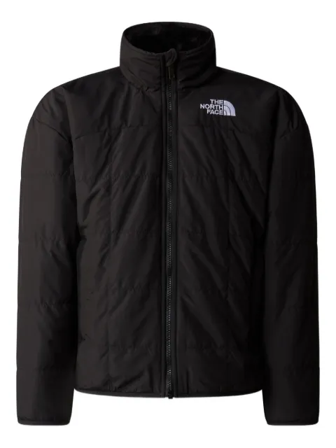 The North Face Kids chamarra capitonada con logo bordado