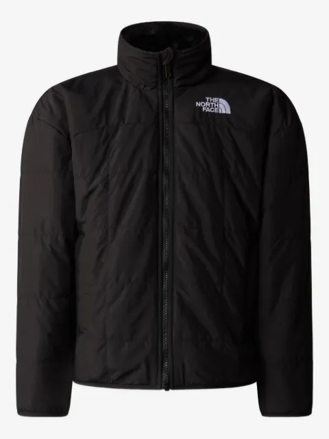 The North Face Kids logo-embroidered padded jacket
