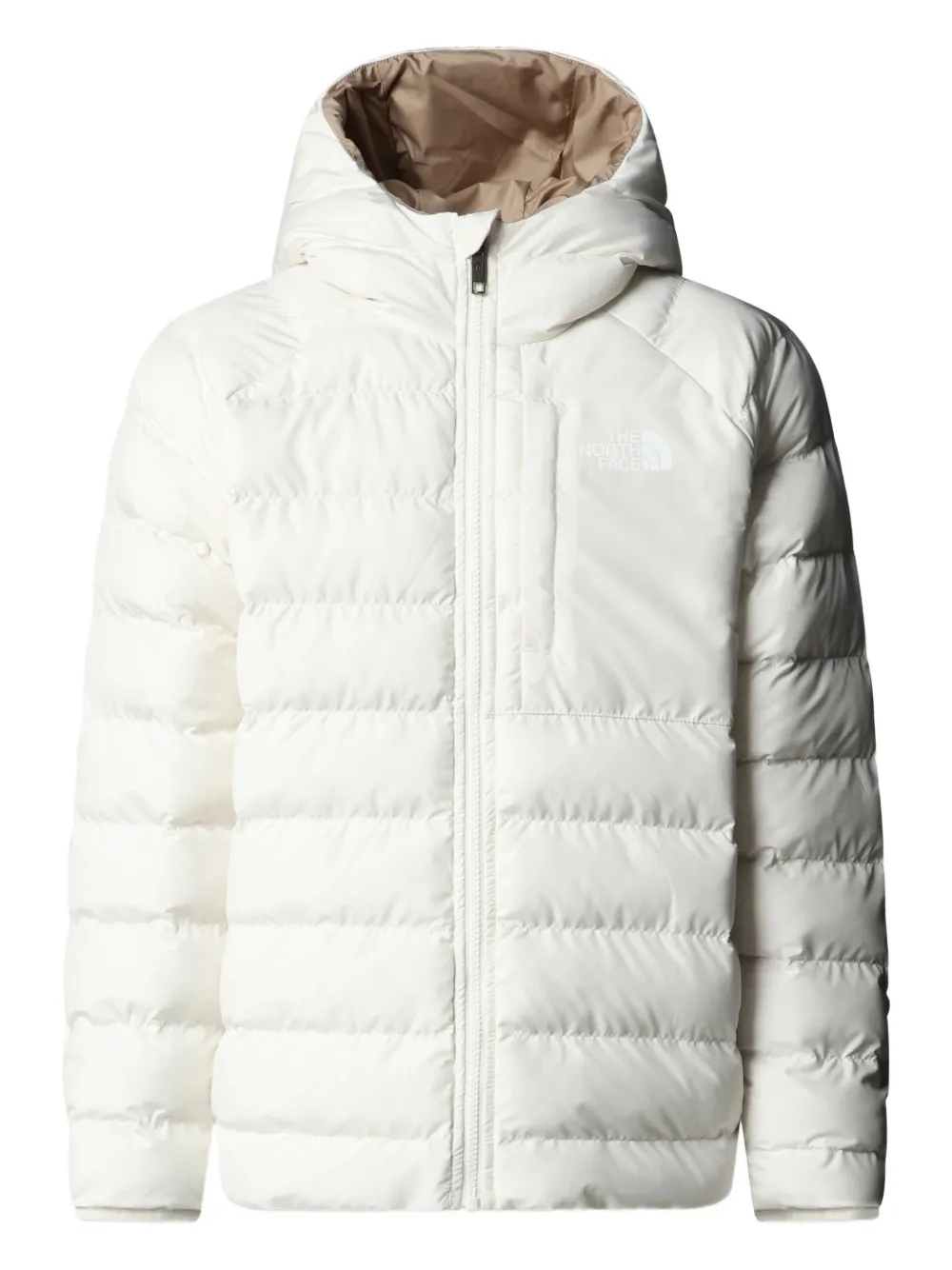 The North Face Kids reversible hooded jacket - Toni neutri