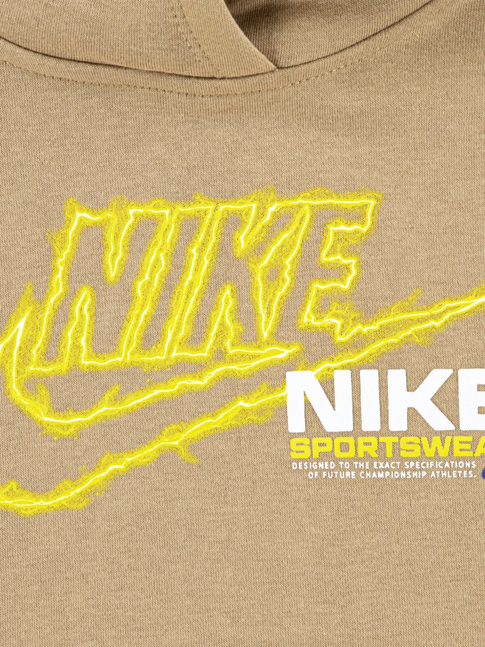 Nike Kids Trainingspak met logoprint Beige