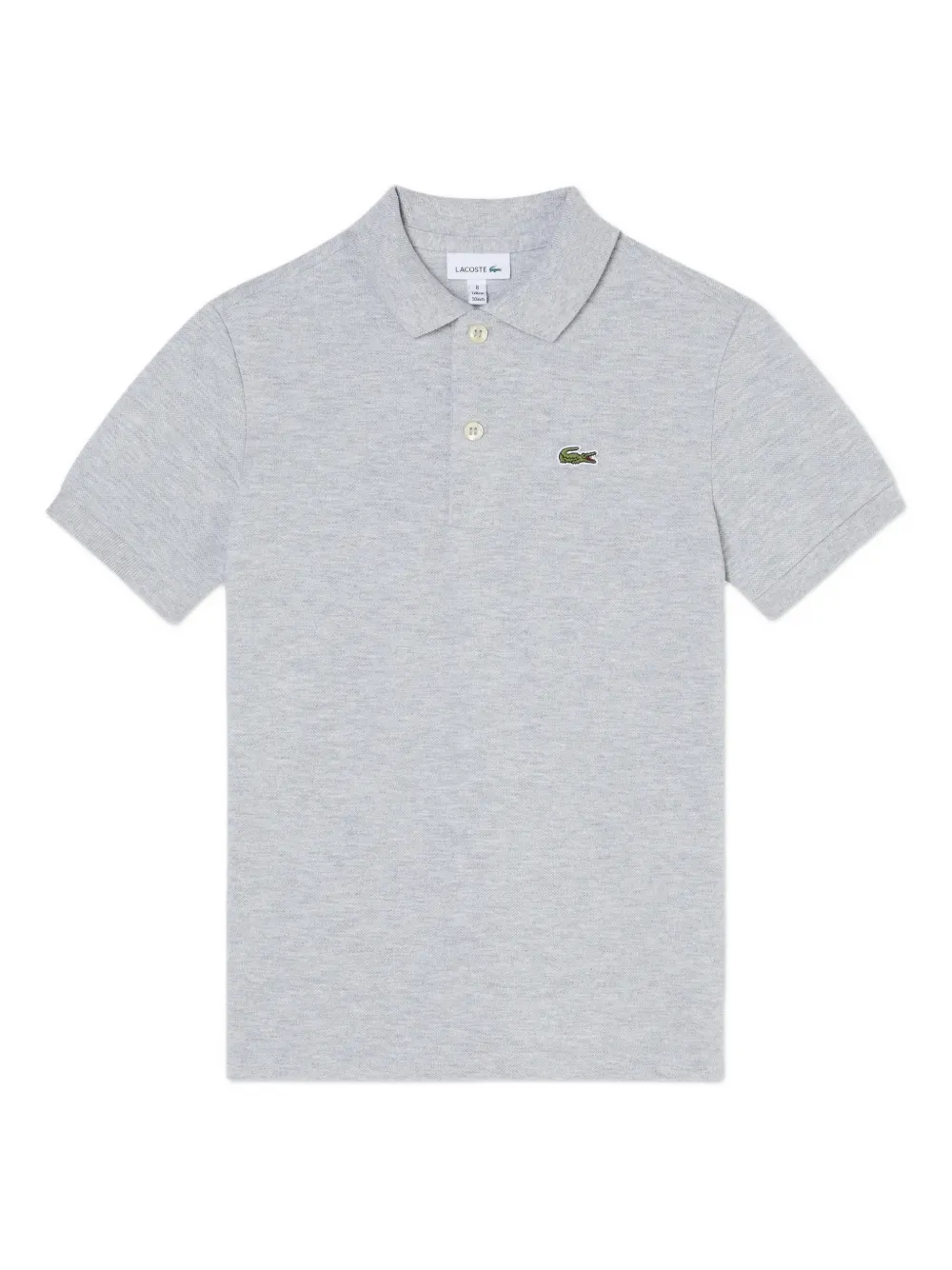 Lacoste Kids short-sleeve logo polo shirt - Grigio