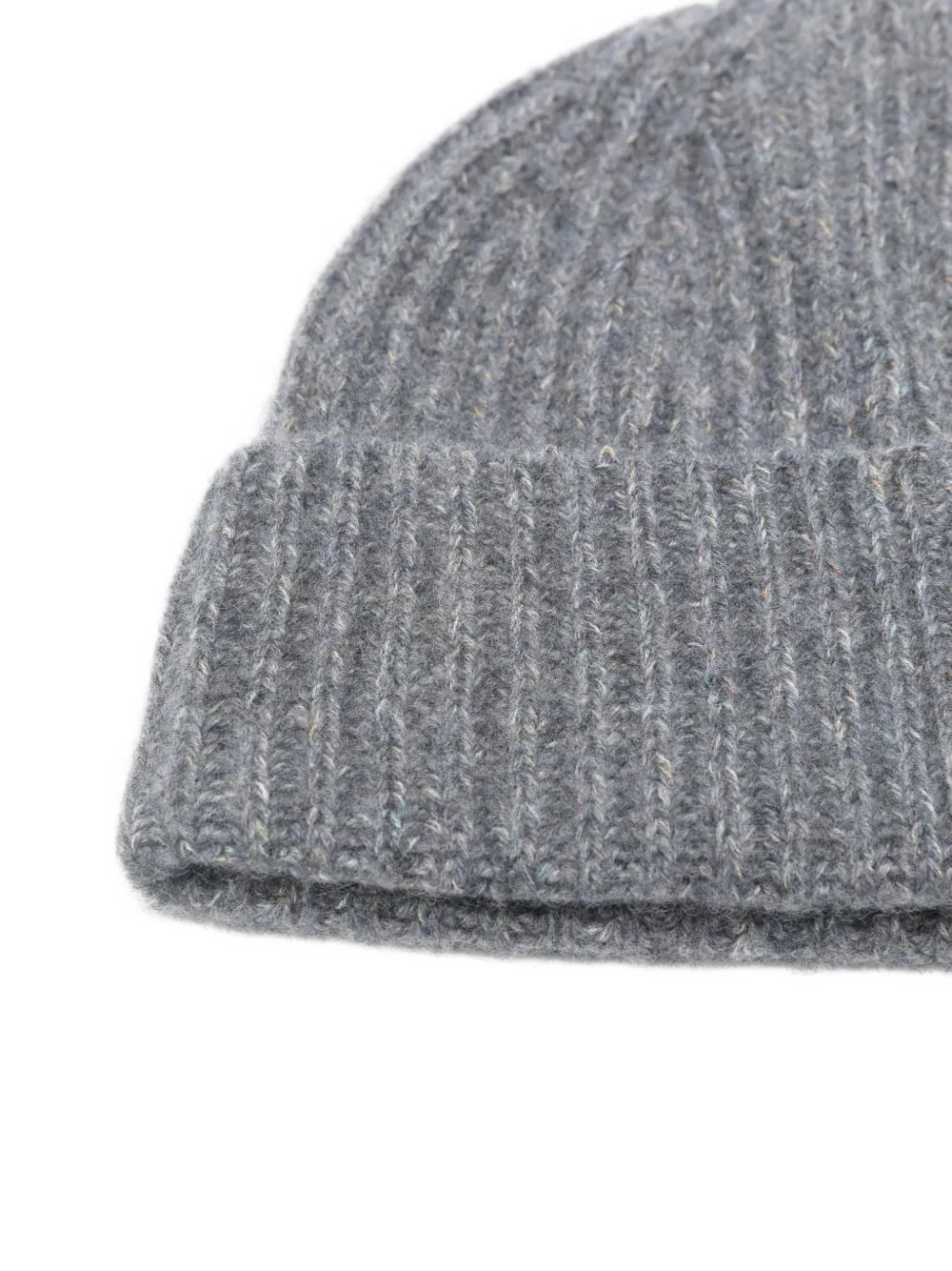  Lisa Yang Ribbed-knit Beanie Hat - Grey 