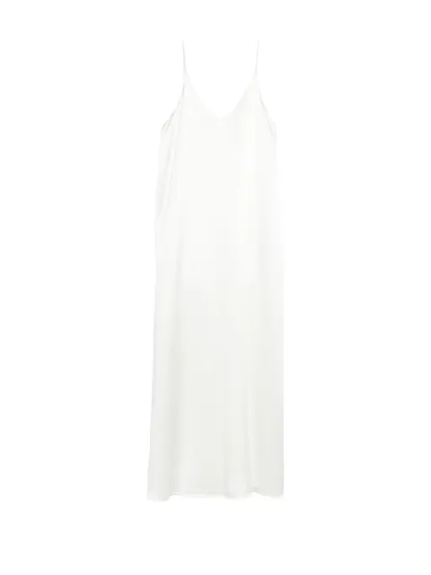 Lisa Yang V-neck strap midi dress