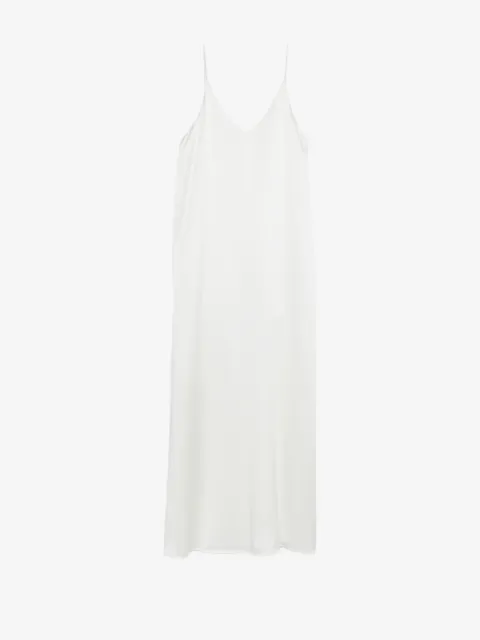 Lisa Yang Vestido midi com gola V
