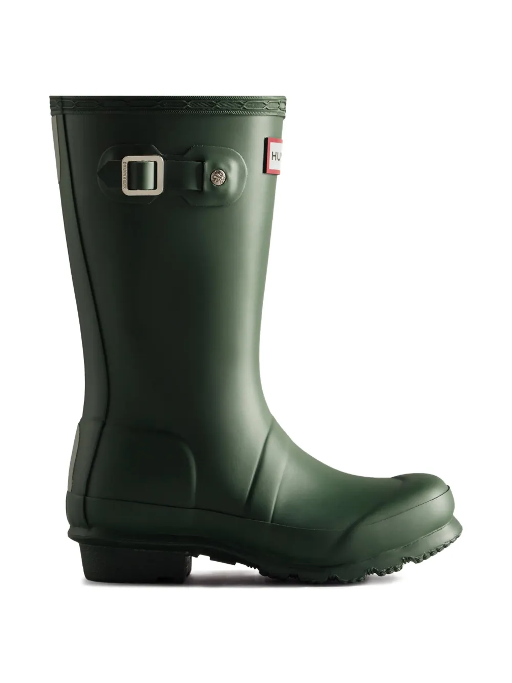 Hunter Kids buckle-strap boots - Groen