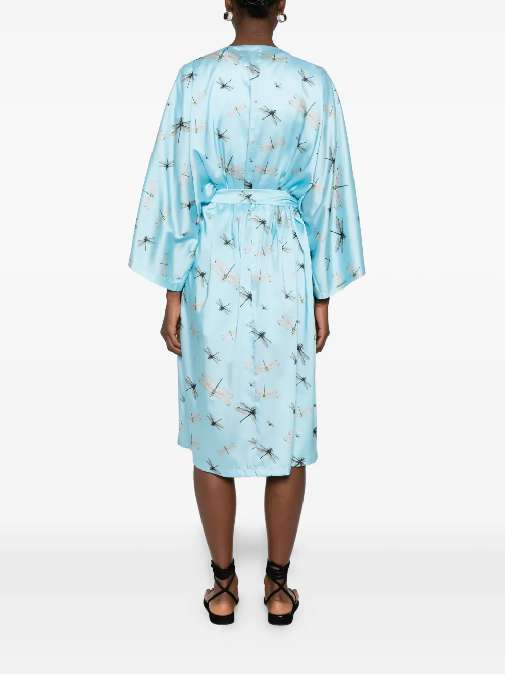 Parlor Dragonfly-print Set In Blue