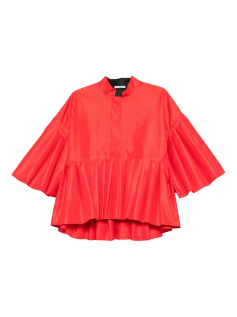 Parlor pleated-detail jacket