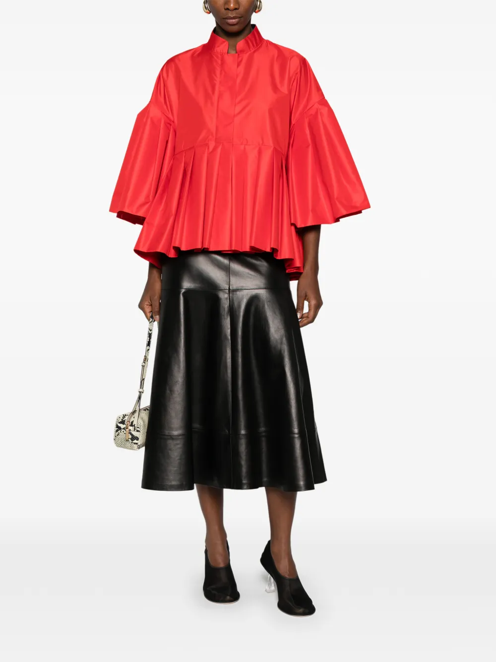 Parlor pleated-detail jacket | Cropped Jackets | Image 2