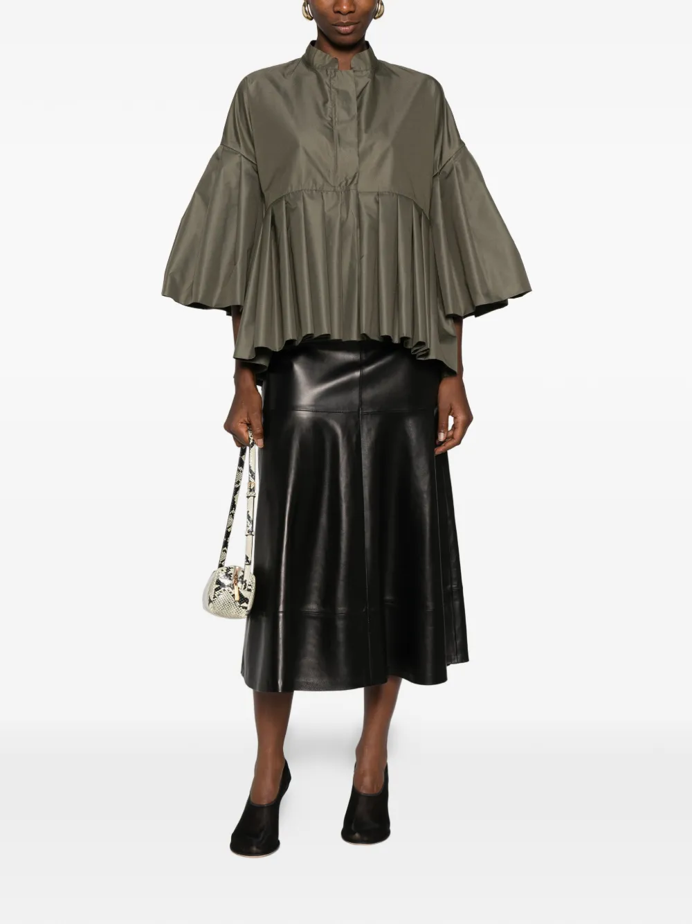 Parlor pleated-detail jacket | Cropped Jackets | Image 2