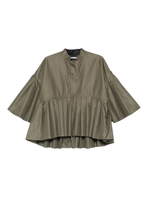 Parlor pleated-detail jacket