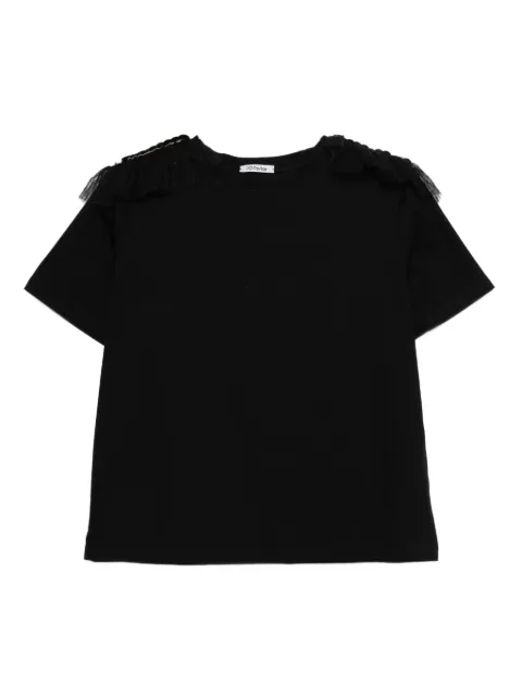Parlor ruffle sequin T-shirt