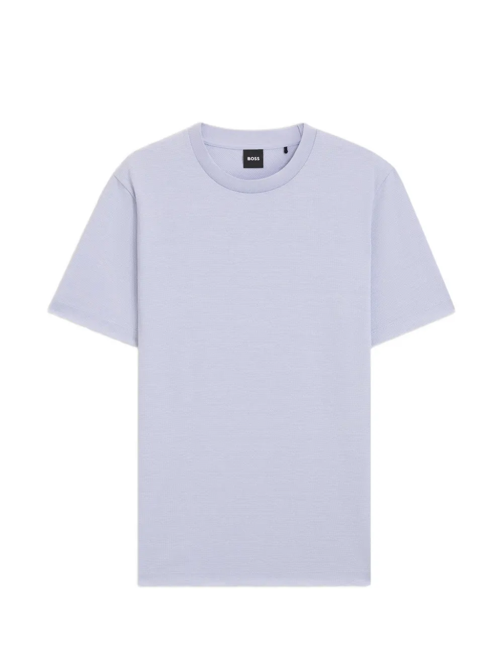 BOSS Katoenen T-shirt Blauw