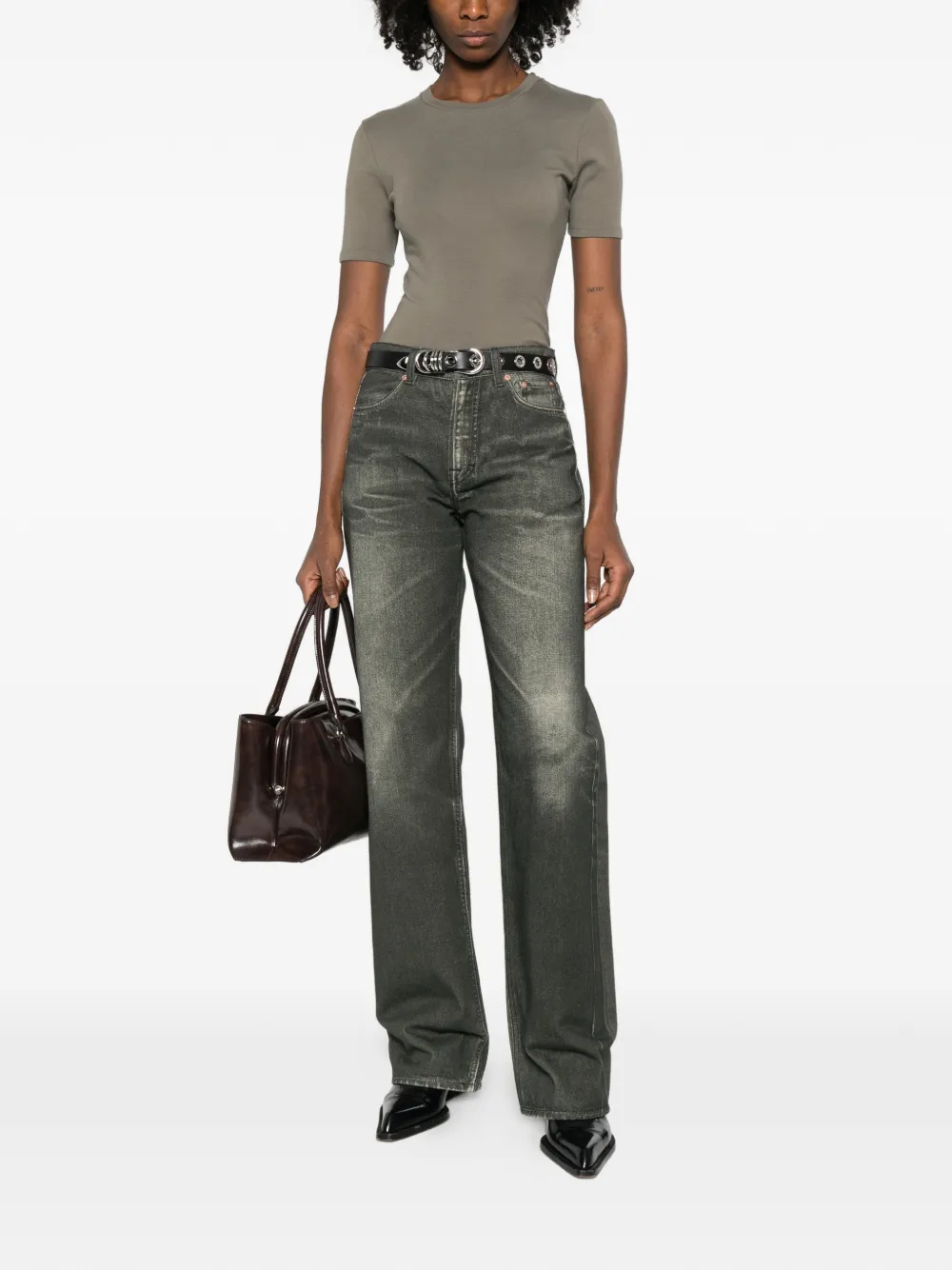 Nili Lotan Elin T-shirt Grijs