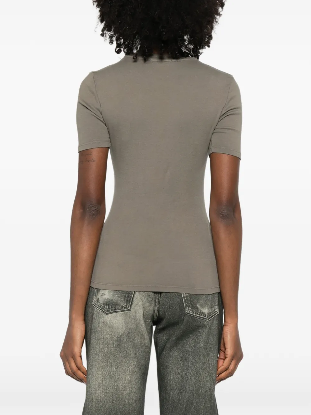 Nili Lotan Elin T-shirt Grijs
