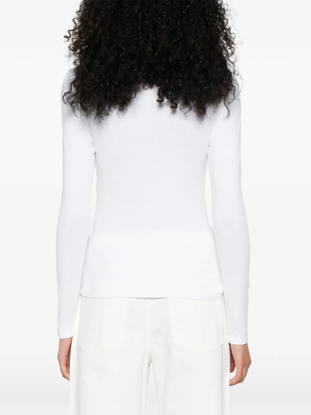 Nili Lotan Jordan Henley polotop met knopen Wit