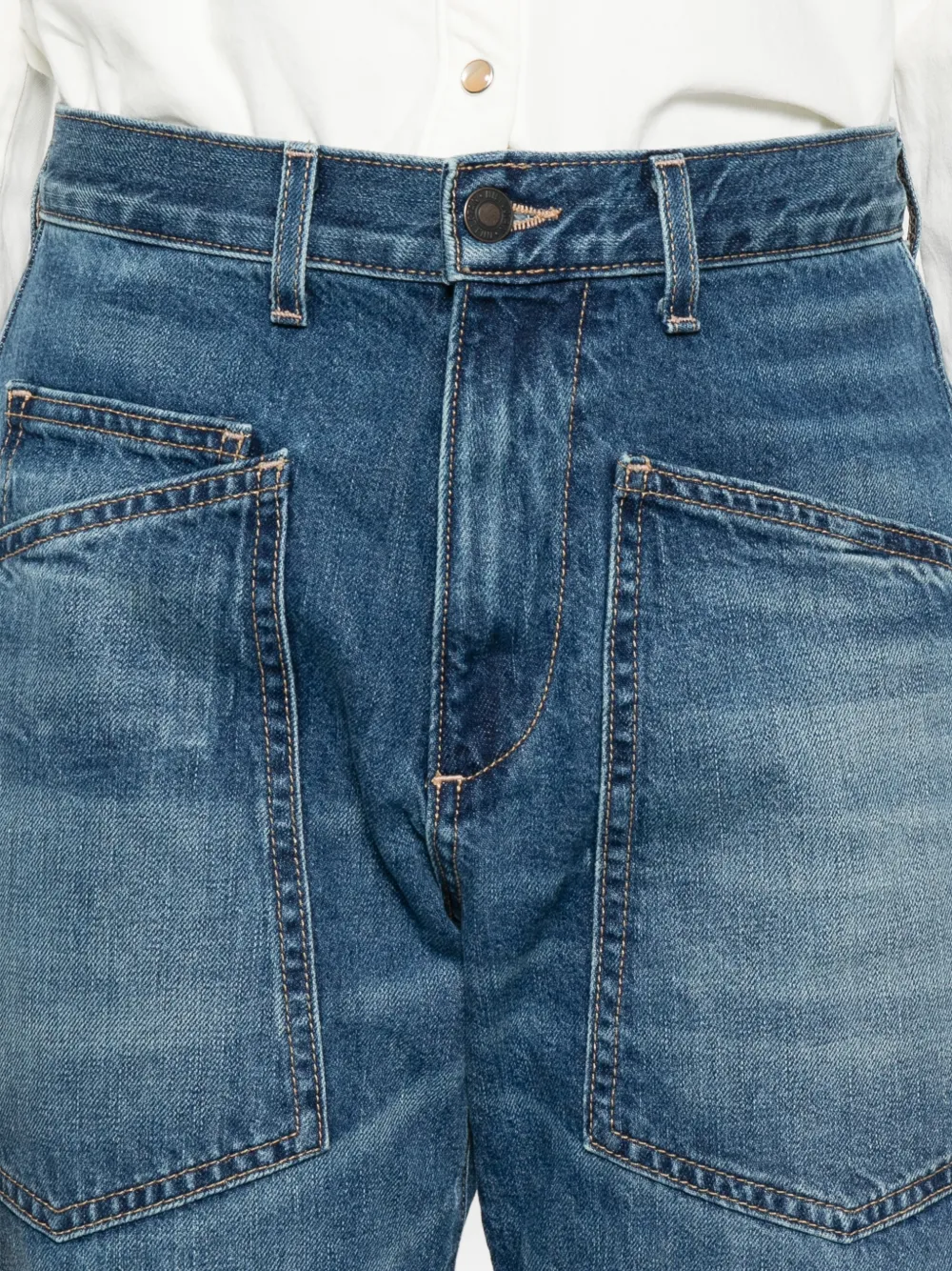Nili Lotan Shon jeans met opgestikte zak Blauw