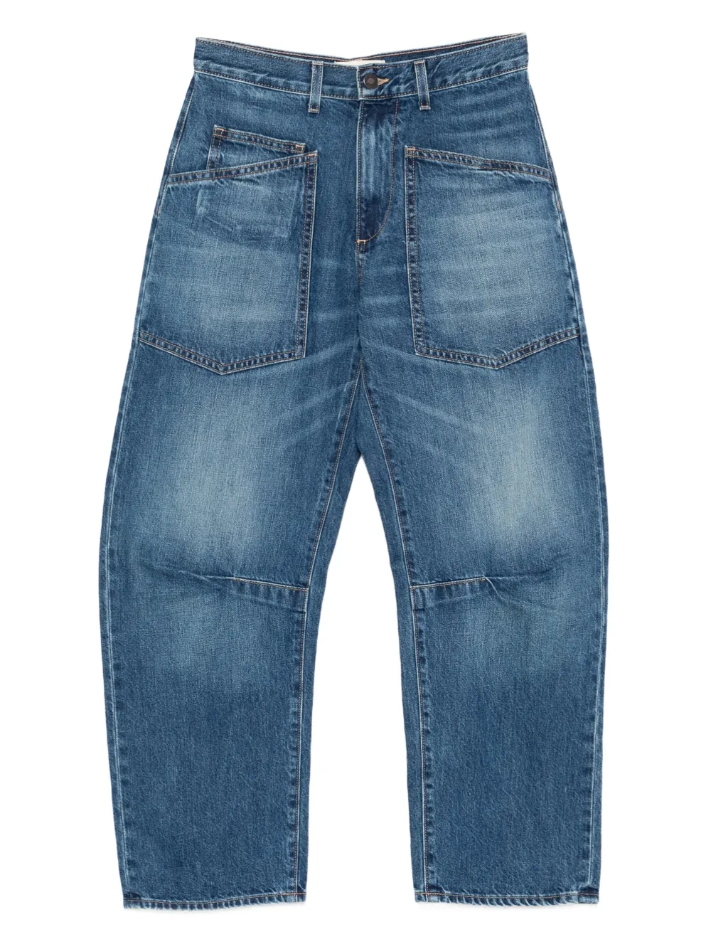 Nili Lotan Shon patch-pocket jeans - Blu