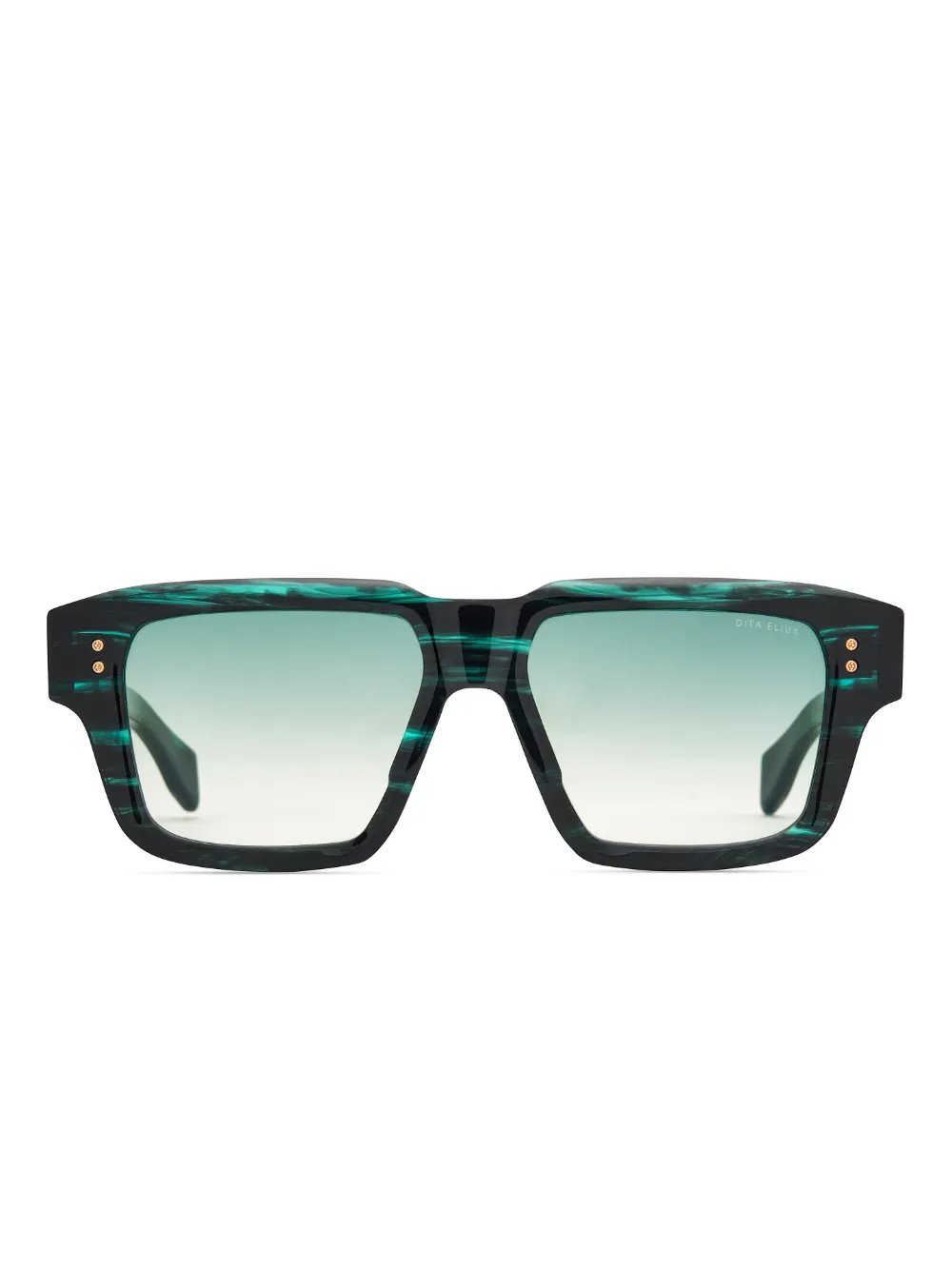 Dita Eyewear Eliux square-frame sunglasses - Verde