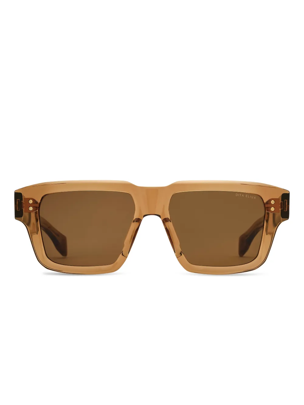 Dita Eyewear Eliux square-frame sunglasses - Marrone