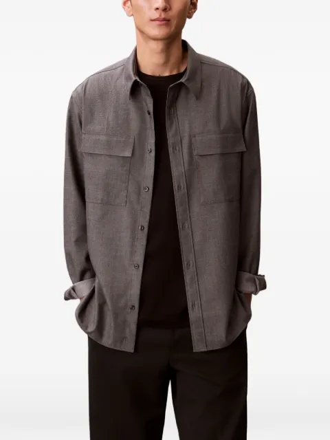 Calvin Klein buttoned chest-pockets shirt