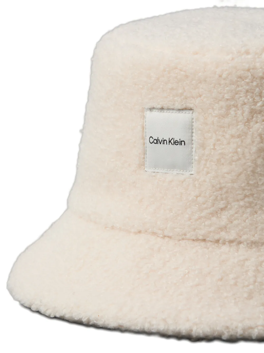 Calvin Klein Logo-patch Hat In Neutral
