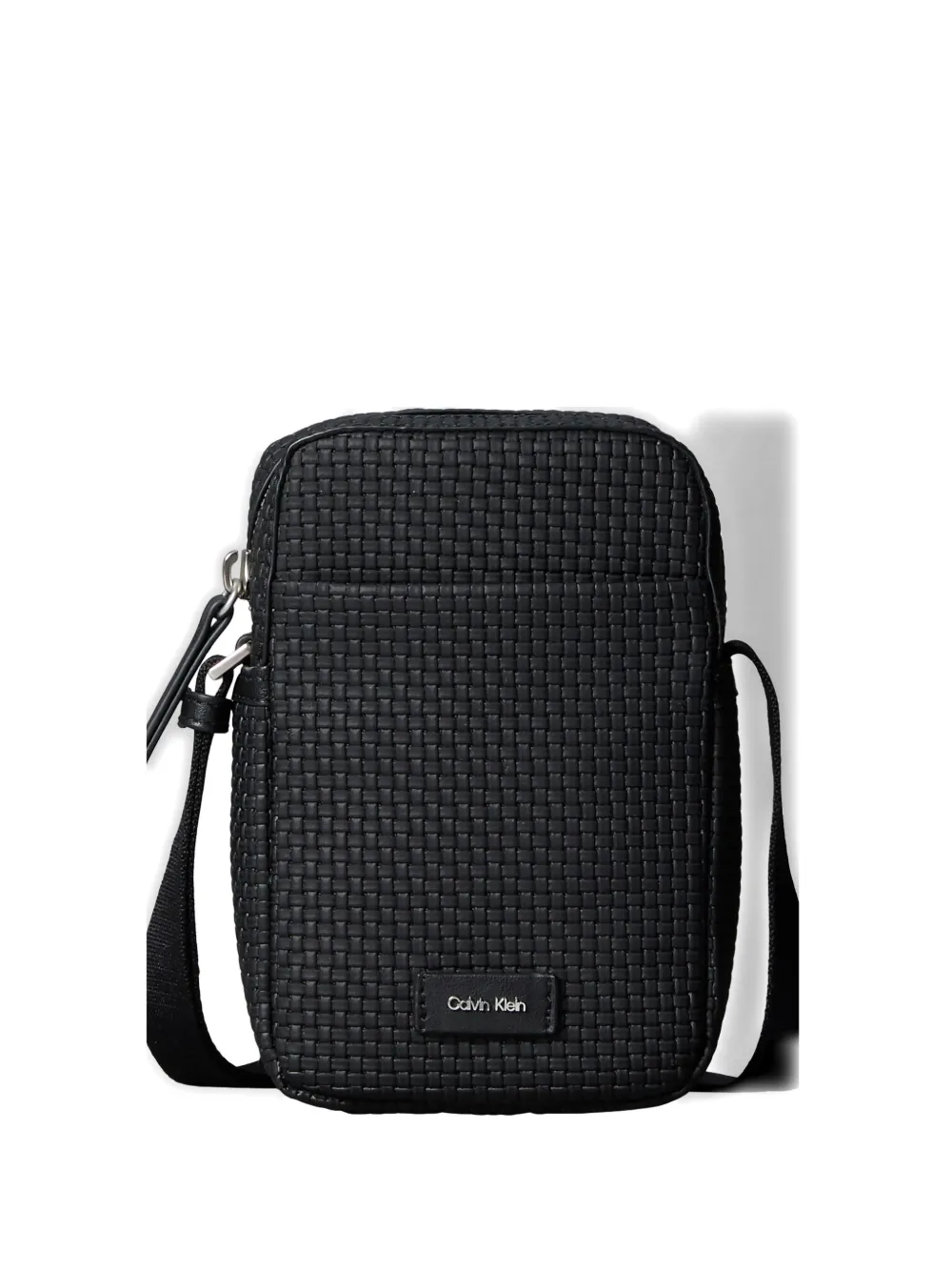 Calvin Klein logo-patch messenger bag - Nero