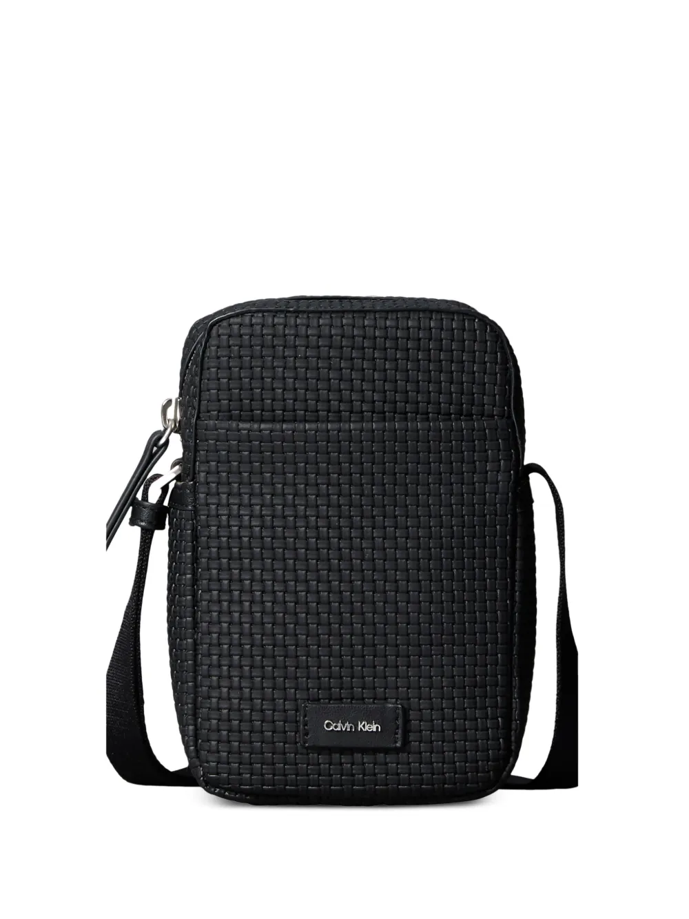 Calvin Klein logo-patch messenger bag | Black | Image 1