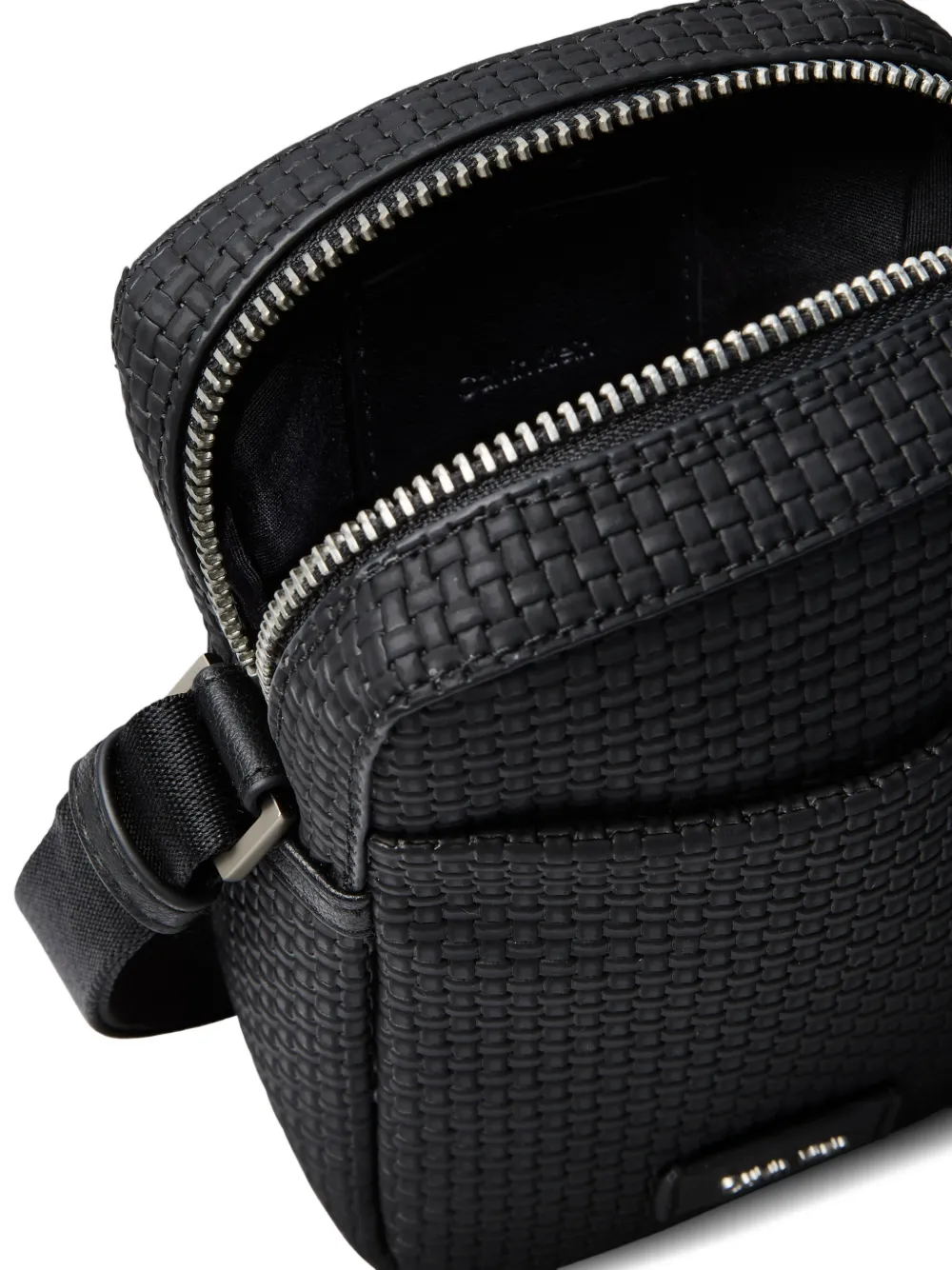  Calvin Klein Logo-patch Messenger Bag - Black 