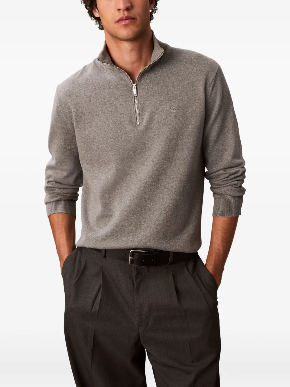 Calvin Klein pull à fermeture zippée | Pulls | Image 2