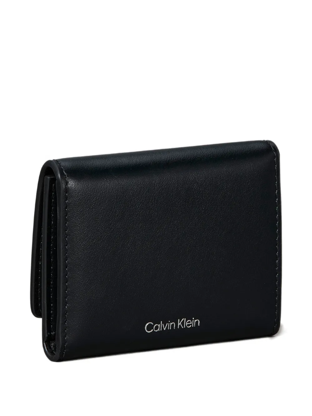 Calvin Klein Logo-detail Leather Wallet In Multi