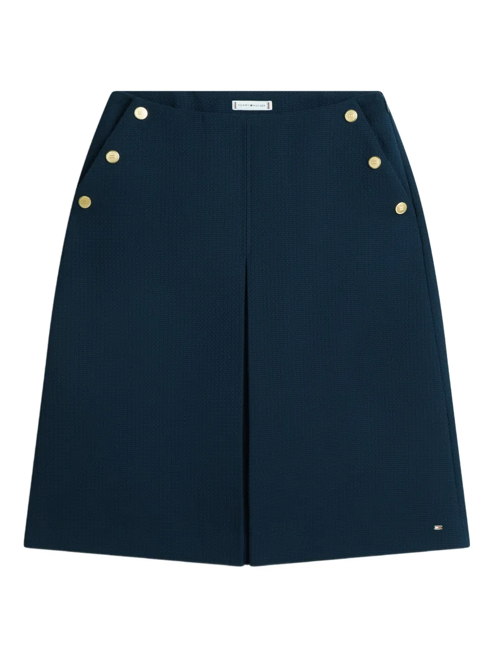 Tommy Hilfiger buttoned midi A-line skirt | azul | Image 1