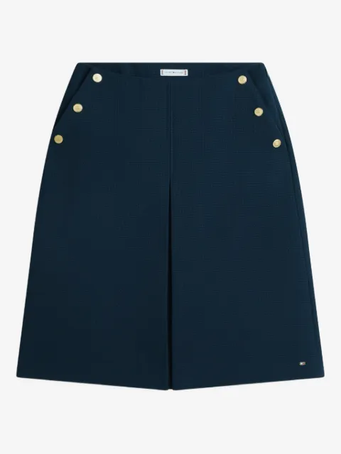 Tommy Hilfiger buttoned midi A-line skirt