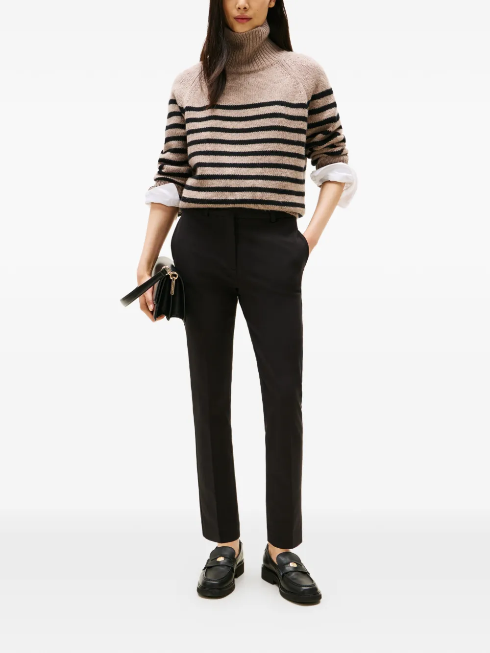 Tommy Hilfiger straight side-pockets trousers - Zwart