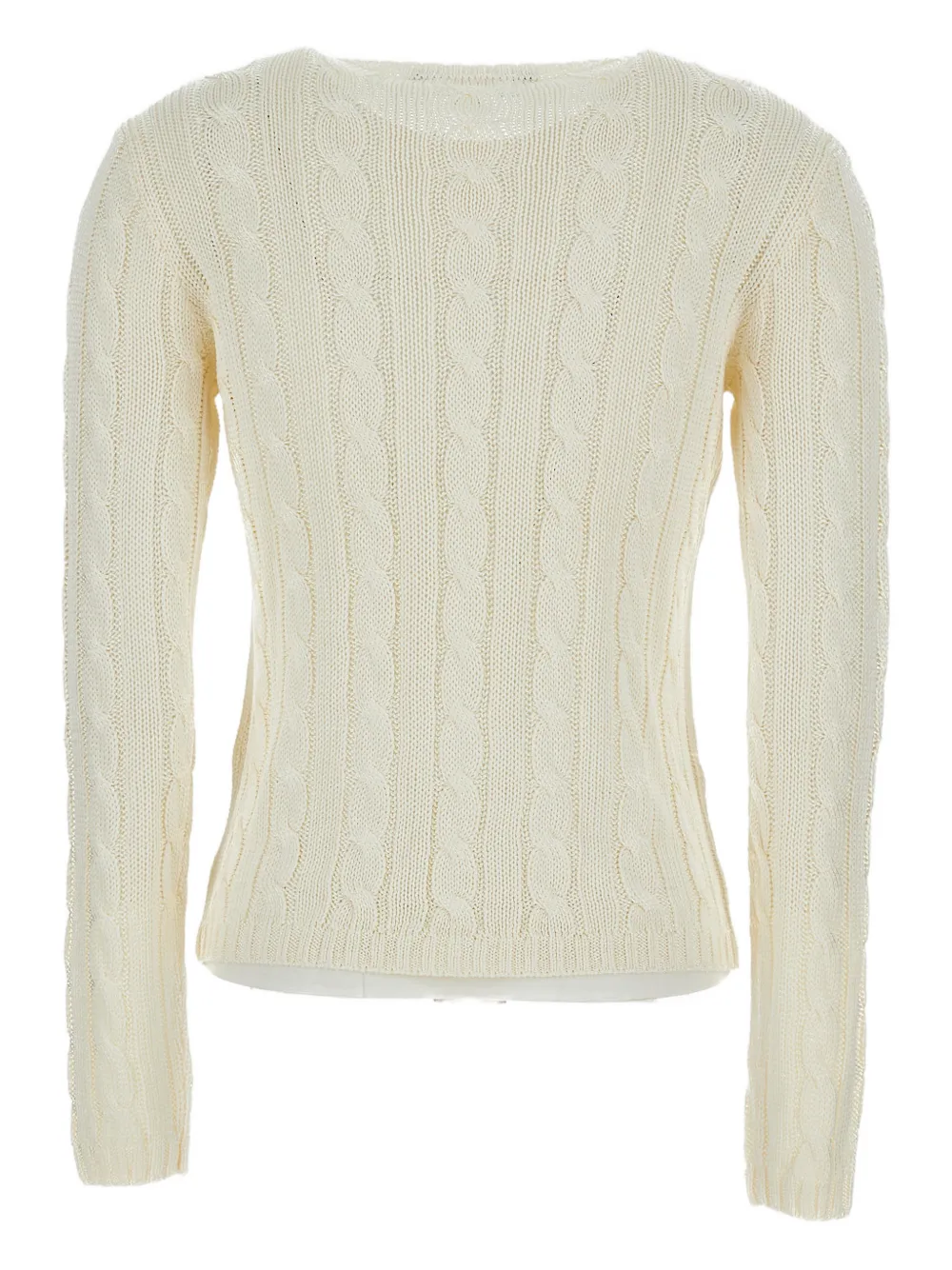 Ralph Lauren Cable-knit Sweater In Neutral