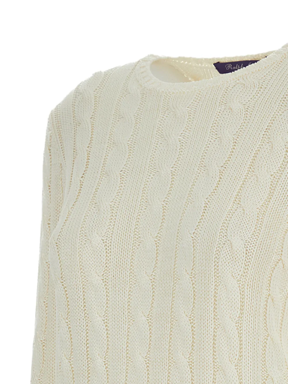 Ralph Lauren Collection Kabelgebreide trui Beige