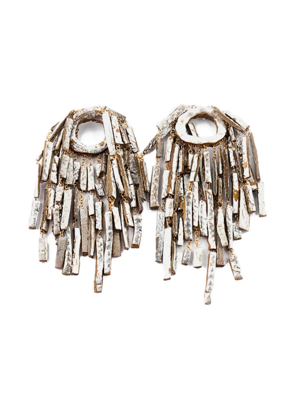 GFW aretes rectangulares hechos a mano | plateado | Image 1