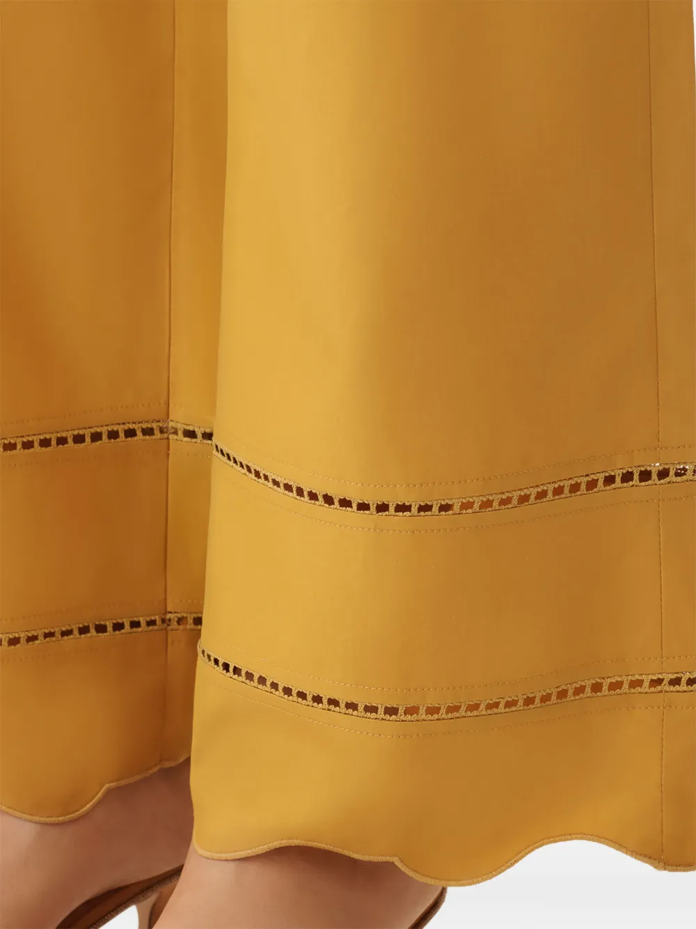 Fabiana Filippi Elastische broek Geel