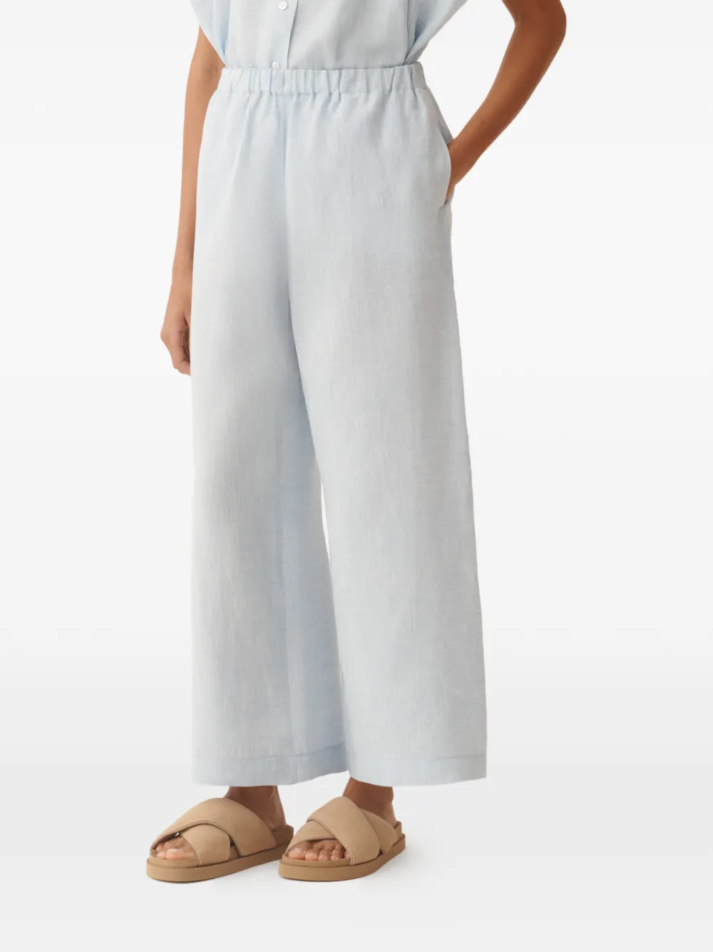 Fabiana Filippi elasticated pocket trousers - Blu