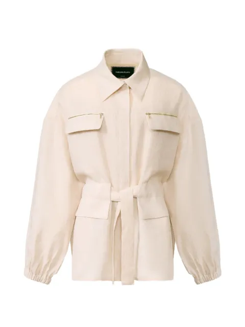 Fabiana Filippi sobrecamisa con cinturón