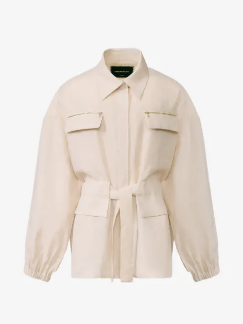 Fabiana Filippi Hemdjacke mit Gürtel