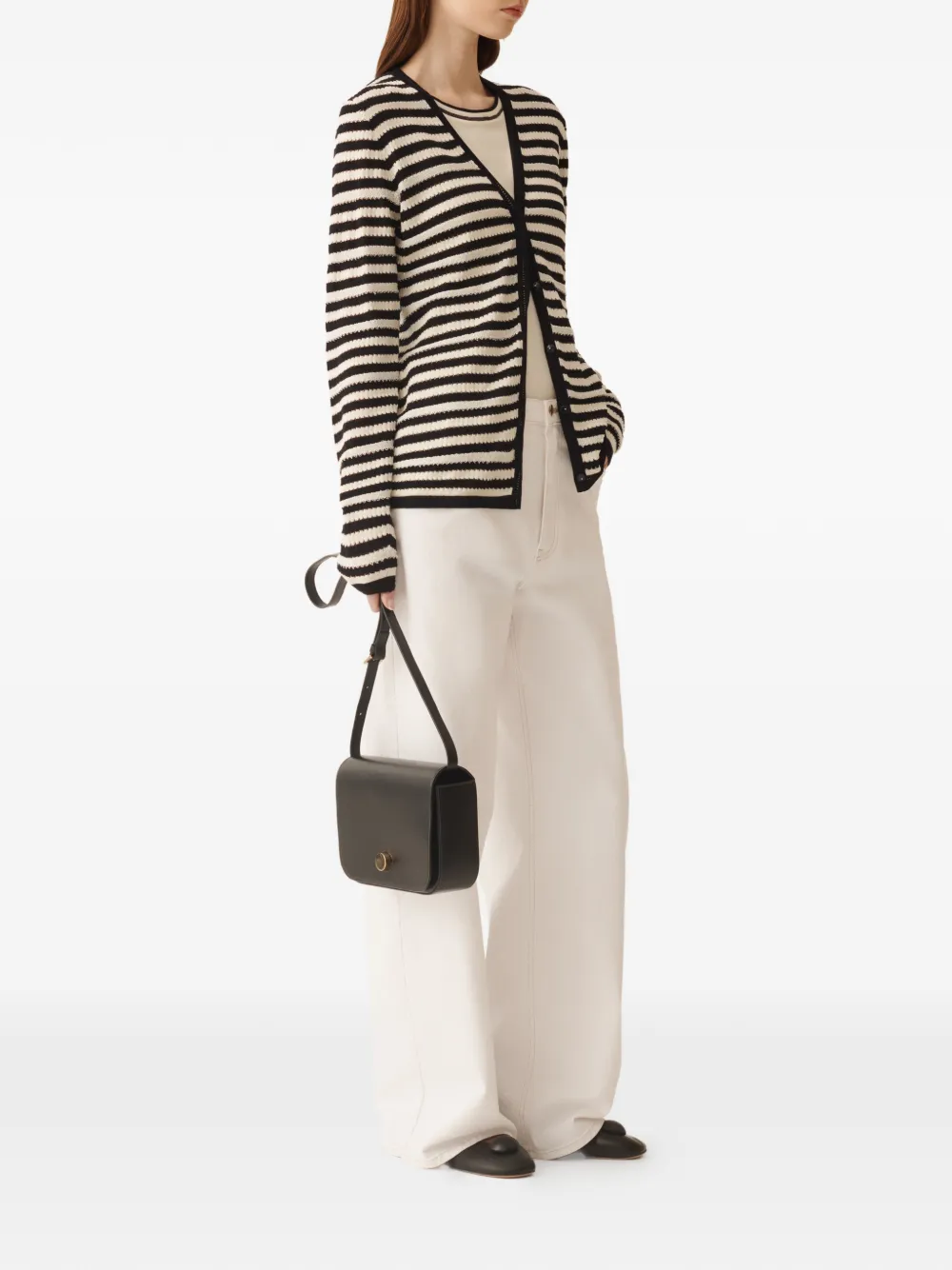 Fabiana Filippi Vest met V-hals Beige