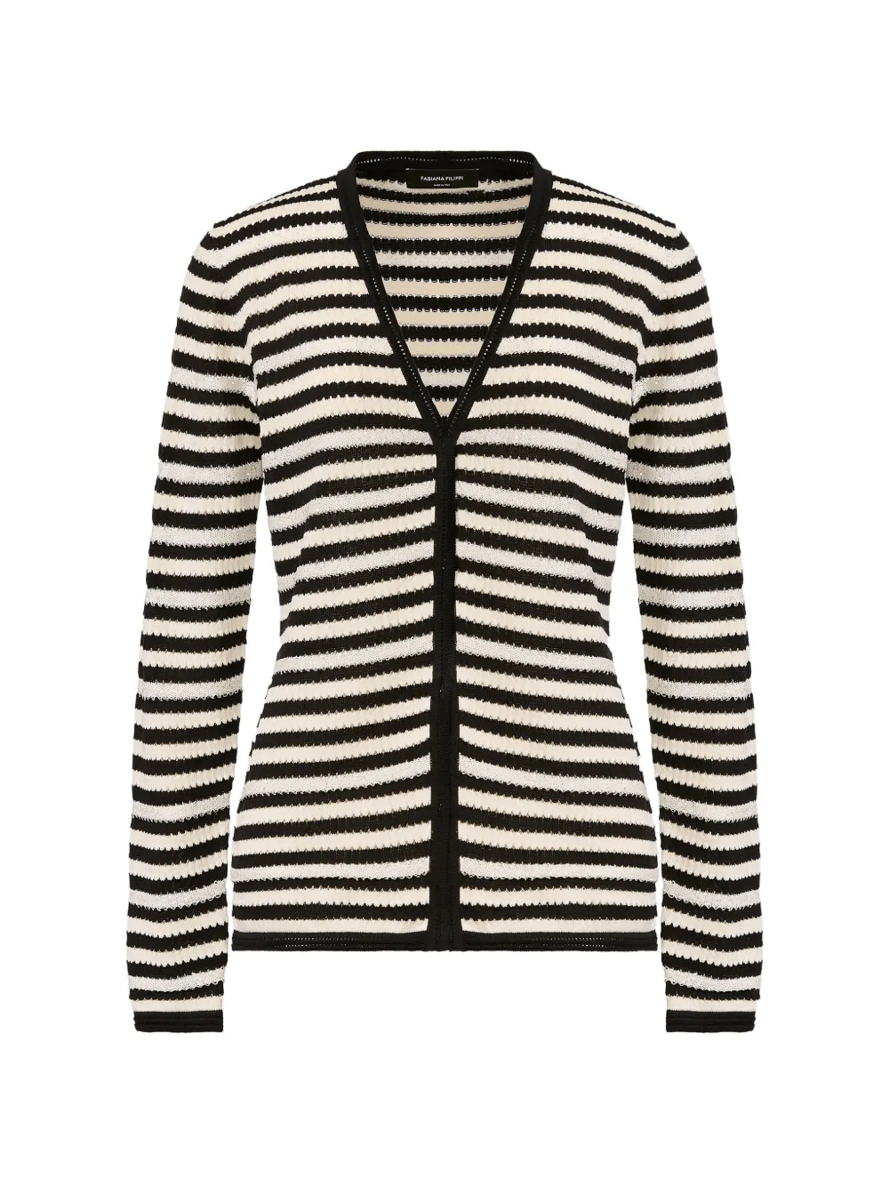 Fabiana Filippi Cardigan a righe - Toni neutri