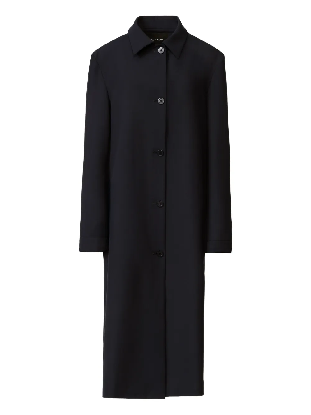 Fabiana Filippi button coat - Black