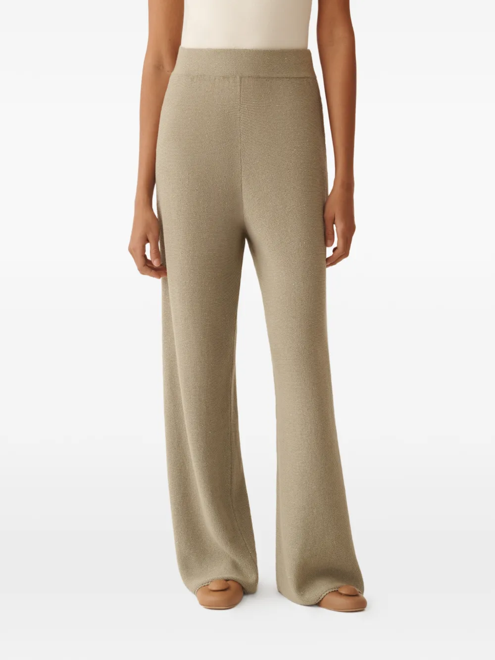 Fabiana Filippi Verfraaide broek Beige