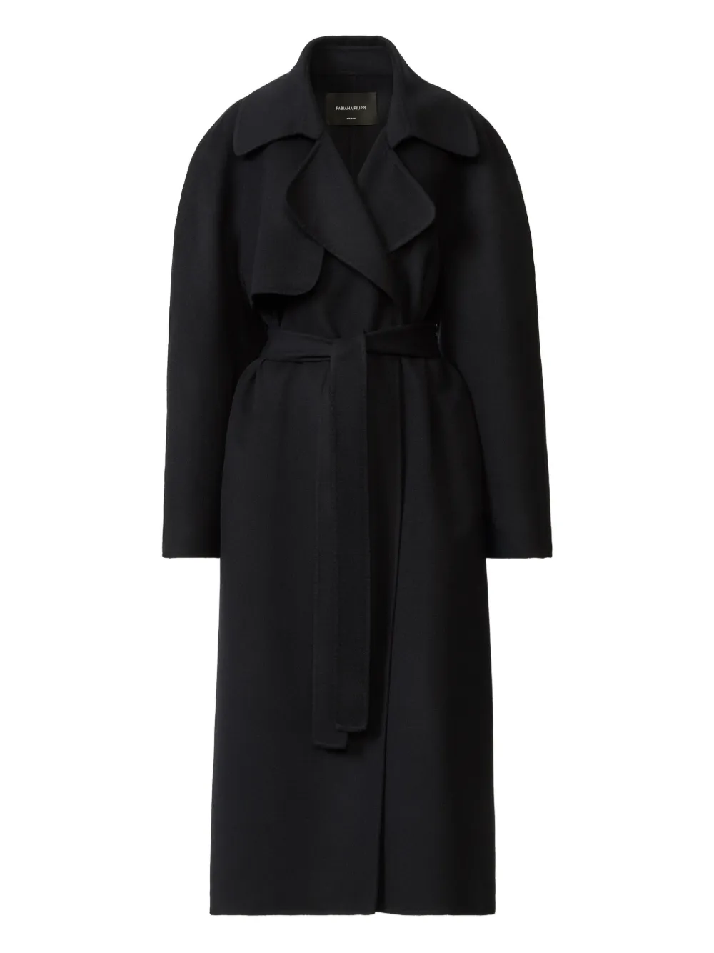 Fabiana Filippi belted trench coat - Blu